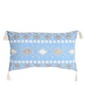 Cuscino DKD Home Decor 60 x 15 x 35 cm Azzurro Bianco