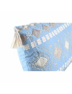 Cuscino DKD Home Decor 60 x 15 x 35 cm Azzurro Bianco