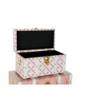 Set di Bauli DKD Home Decor Poliuretano Legno MDF (60 x 35 x 41 cm)