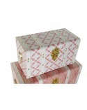 Set di Bauli DKD Home Decor Poliuretano Legno MDF (60 x 35 x 41 cm)