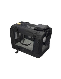 Transportkäfig für Haustiere PS1310BKXL Schwarz