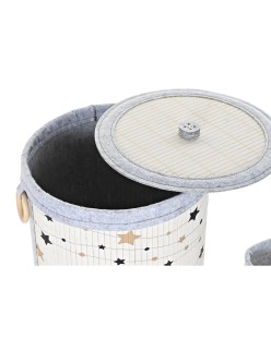 Juego de Cestas DKD Home Decor Estrellas Bambú 36 x 36 x 50 cm (4 pcs)