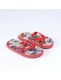 Flip Flops for Children Marvel Red Grey