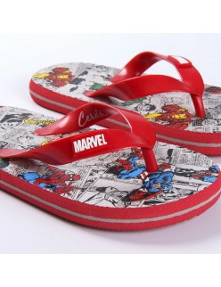 Flip Flops for Children Marvel Red Grey