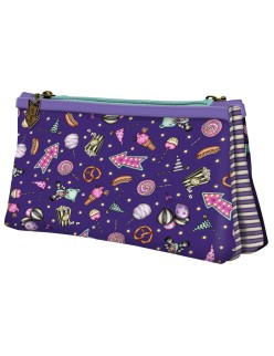 Portatodo Doble Gorjuss Up and away Morado (21.5 x 11,5 x 5 cm)
