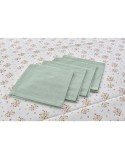 Conjunto de toalhas de mesa DKD Home Decor Bloemen 150 x 250 x 0,5 cm Verde