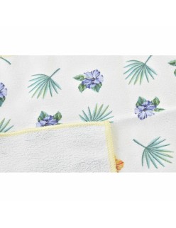 Panno da Cucina DKD Home Decor Grigio Tropicale 3 Pezzi