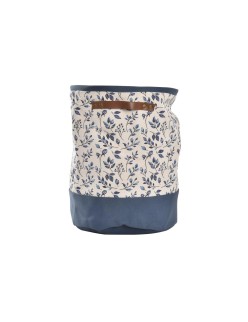 Cesto para la Ropa Sucia DKD Home Decor Azul Blanco Plástico 30 x 30 x 40 cm