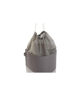 Panier à linge DKD Home Decor Pied de coq Métal Jaune Bleu Gris Multicouleur 30 x 40 cm 40 x 40 x 60 cm (3 Unités)