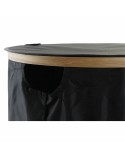 Panier à linge DKD Home Decor Noir Chêne Feutre (44 x 44 x 57 cm)