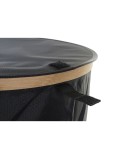 Panier à linge DKD Home Decor Noir Chêne Feutre (44 x 44 x 57 cm)