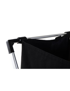 Panier à linge DKD Home Decor Pliable Double Métal Polyester (63 x 37 x 61 cm)