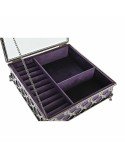 Box-Schmuckkästchen DKD Home Decor Kristall Metall (22 x 22 x 7 cm)