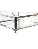 Boîte à bijoux DKD Home Decor Transparent Argenté Métal Verre 25 x 21 x 10 cm
