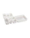 Korb-Set Dem Kunststoff 9 Stücke (34 x 28 x 6 cm)