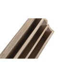 Organizador Multiusos DKD Home Decor Blanco Natural Madera de mango 32 x 13 x 21 cm 33 x 12 x 21 cm Hojas (12 Unidades)