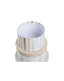 Jeu de Caisses de Rangement Empilables DKD Home Decor Multicouleur Carton 37,5 x 37,5 x 18 cm