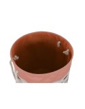Cesto per i Panni Sporchi DKD Home Decor Grigio Arancio 45 x 45 x 45 cm (3 Unità)