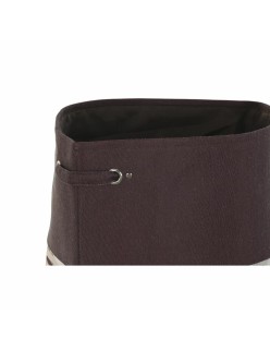 Cesto per i Panni Sporchi DKD Home Decor Grigio Arancio 40 x 40 x 60 cm (3 Unità)
