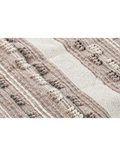 Alfombra DKD Home Decor Flecos Boho Poliéster Algodón (120 x 180 cm)