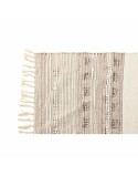 Alfombra DKD Home Decor Flecos Boho Poliéster Algodón (120 x 180 cm)