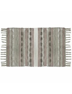 Alfombra DKD Home Decor Flecos Boho Poliéster Algodón (200 x 290 cm)