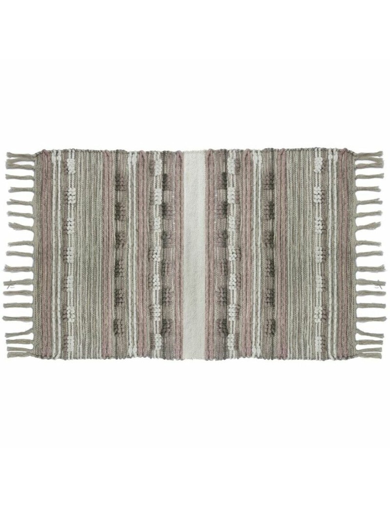 Alfombra DKD Home Decor Flecos Boho Poliéster Algodón (200 x 290 cm)
