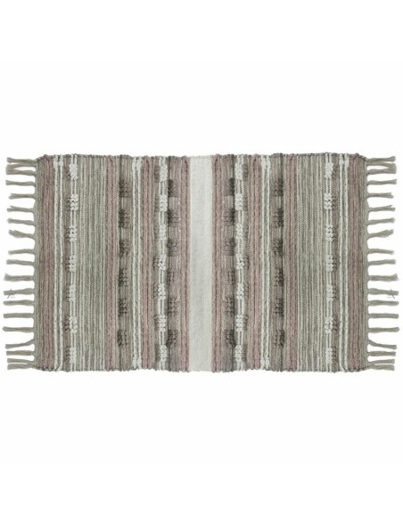 Alfombra DKD Home Decor Flecos Boho Poliéster Algodón (200 x 290 cm)