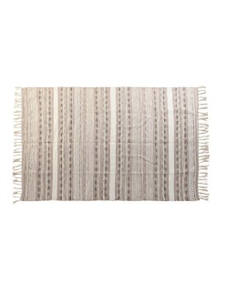 Alfombra DKD Home Decor Flecos Boho Poliéster Algodón (160 x 230 cm)
