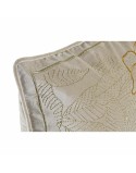 Cojín DKD Home Decor Dorado 45 x 10 x 45 cm Flores