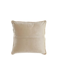 Cojín DKD Home Decor Dorado 45 x 10 x 45 cm Flores