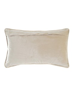 Cojín DKD Home Decor Dorado 50 x 10 x 30 cm Flores