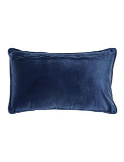 Cojín DKD Home Decor Azul 50 x 10 x 30 cm Flores
