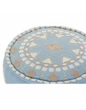 Cushion DKD Home Decor Floor Blue 60 x 60 x 25 cm