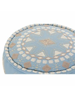Cushion DKD Home Decor Floor Blue 60 x 60 x 25 cm