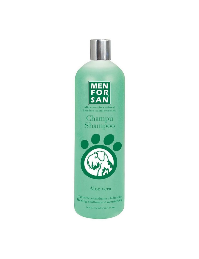 Shampoo für Haustiere Menforsan Hund Aloe Vera 1 L