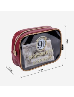 Neceser de Viaje Harry Potter 20 % Poliéster 80 % PVC 2 Piezas