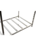 Soporte para Leña DKD Home Decor Acero Inoxidable (40 x 30 x 50 cm)