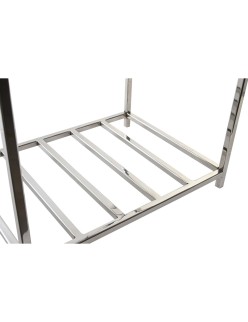 Soporte para Leña DKD Home Decor Acero Inoxidable (40 x 30 x 50 cm)