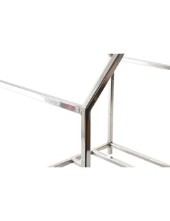 Soporte para Leña DKD Home Decor Acero Inoxidable (40 x 30 x 50 cm)