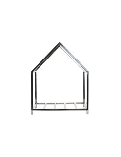 Soporte para Leña DKD Home Decor Acero Inoxidable (40 x 30 x 50 cm)