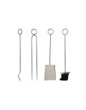Soporte para Leña DKD Home Decor Acero Inoxidable (30 x 20 x 60 cm)
