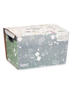 Set de Cajas Organizadoras Apilables Kipit Memories Plástico 29 x 23,5 x 39 cm
