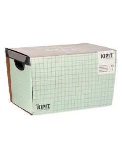 Set de Cajas Organizadoras Apilables Kipit Home Plástico 29 x 23,5 x 39 cm