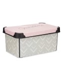 Caja de Almacenaje Kipit Vibes Rosa Plástico 5 L 19 x 13,5 x 29,5 cm