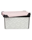 Caja de Almacenaje Kipit Vibes Rosa Plástico 5 L 19 x 13,5 x 29,5 cm