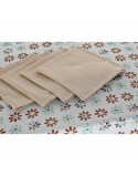 Tovaglia e tovaglioli DKD Home Decor 9 Pezzi 2 Unità 150 x 250 x 0,5 cm Grigio Blu cielo
