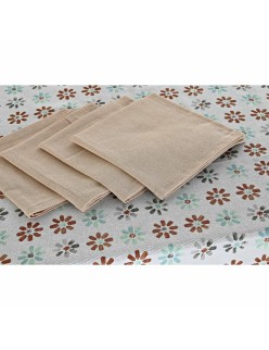 Tovaglia e tovaglioli DKD Home Decor 9 Pezzi 2 Unità 150 x 250 x 0,5 cm Grigio Blu cielo