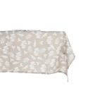 Tovaglia e tovaglioli DKD Home Decor 9 Pezzi 2 Unità 150 x 250 x 0,5 cm Beige Rosa Bianco Verde Marrone Chiaro