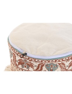 Coussin DKD Home Decor De Sol 46 x 46 x 37 cm Marron Vert Jaune Arabe 45 x 45 x 35 cm Frange